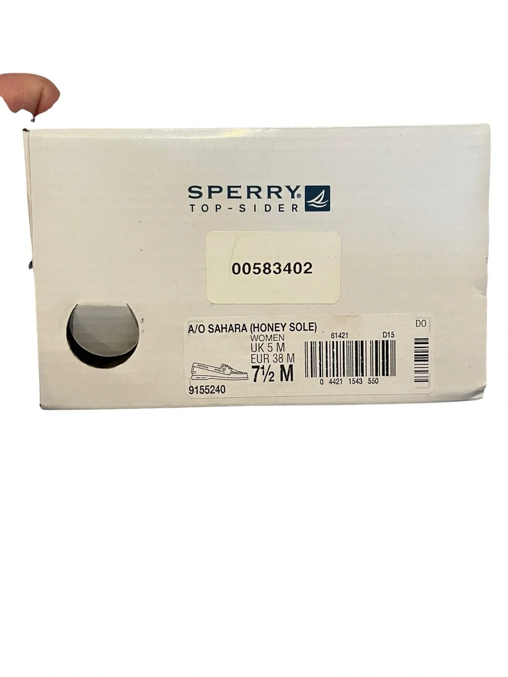 Sperry Top-Sider Boat Shoes Women Brown Leather New In Box Classic Preppy